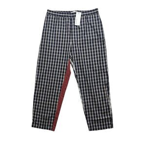 5-71 GOSHA RUBCHINSKIY Jogger Pants Tartan Navy Red Size XL